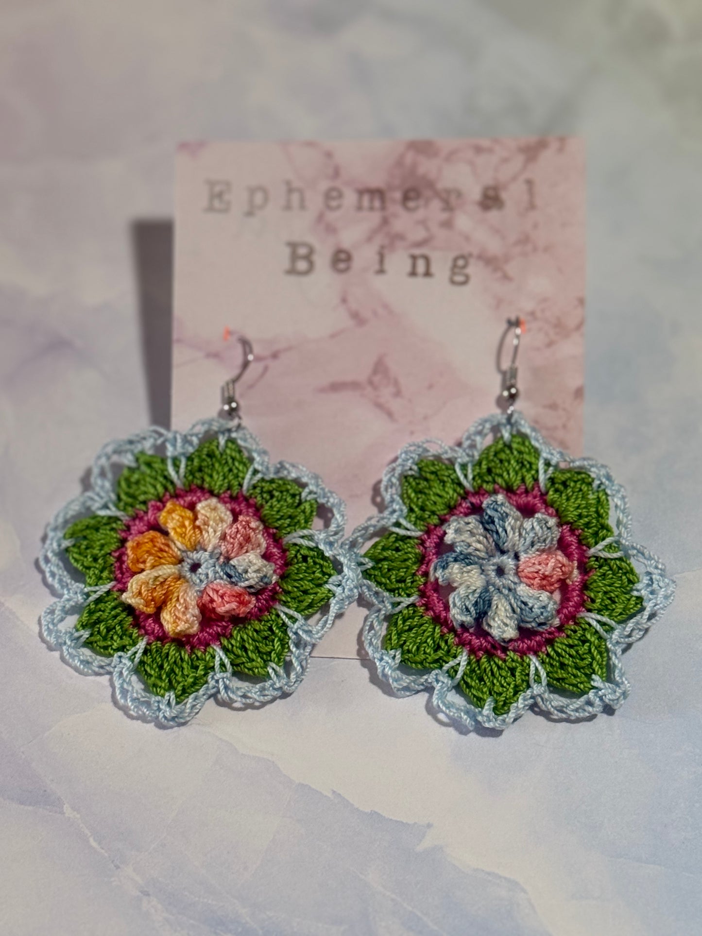 Tea Time Flower Earrings