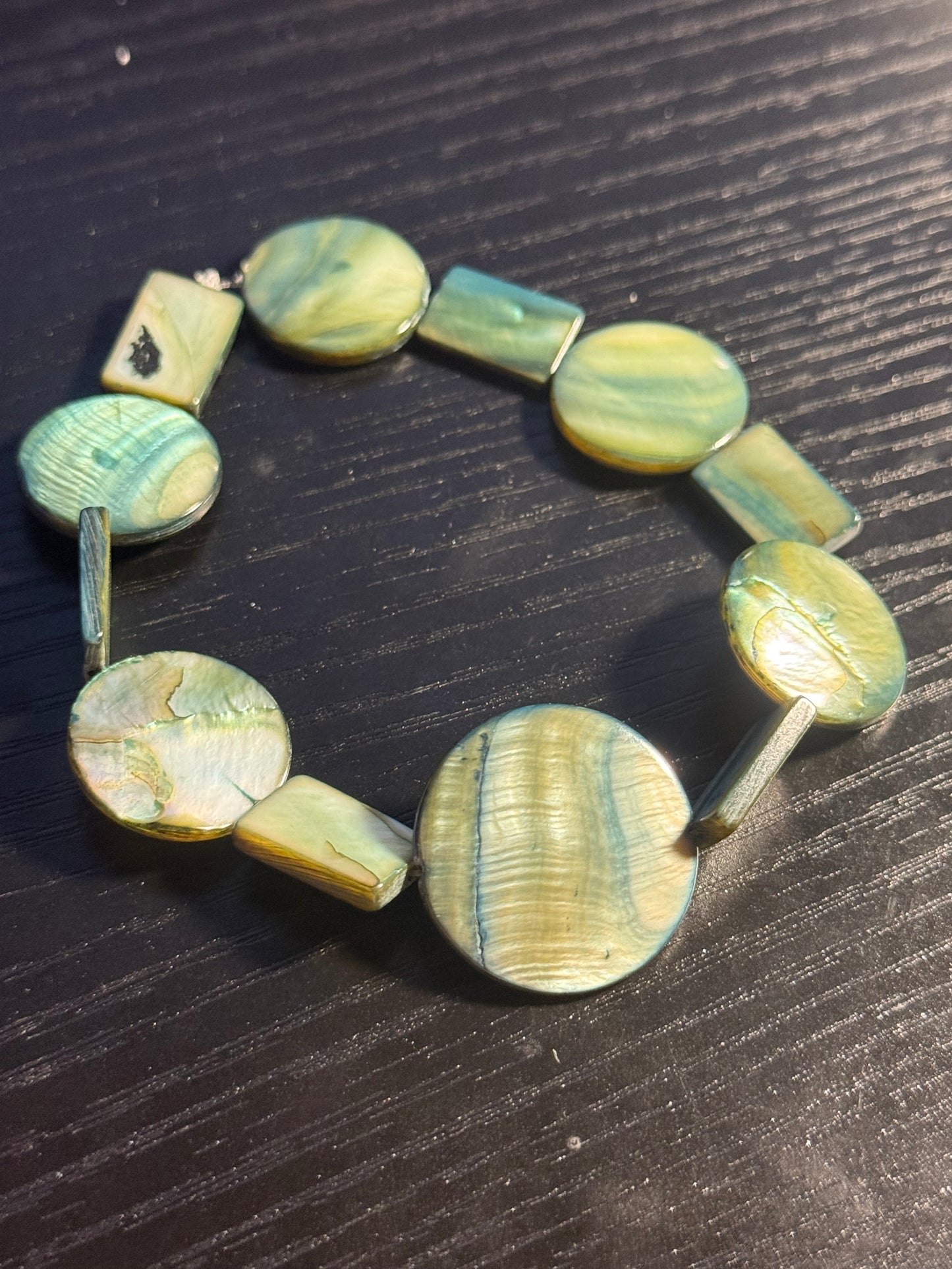 Funky Faux Shell Bracelet