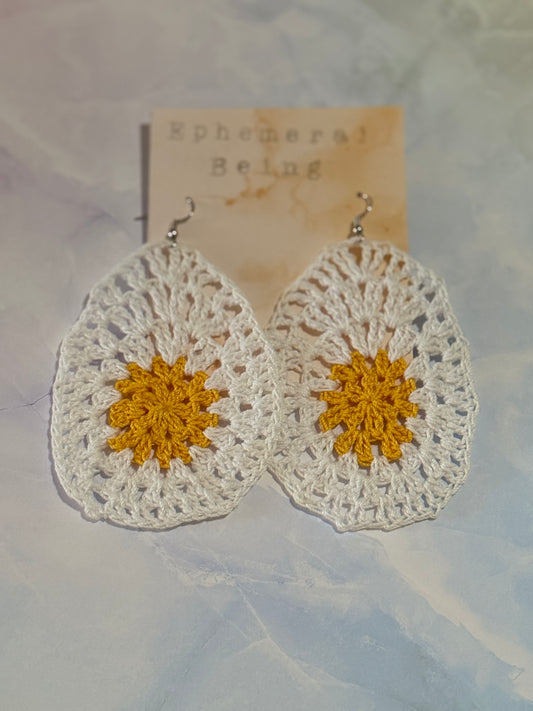 Hardboiled Egg Earrings