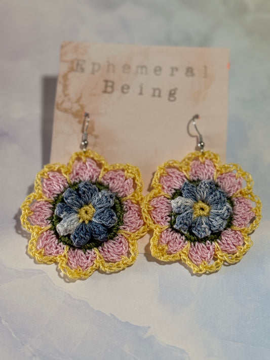 Tea Time Flower Earrings