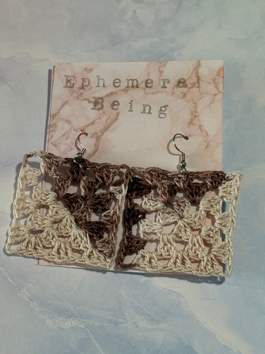 Mini Granny Square Earrings