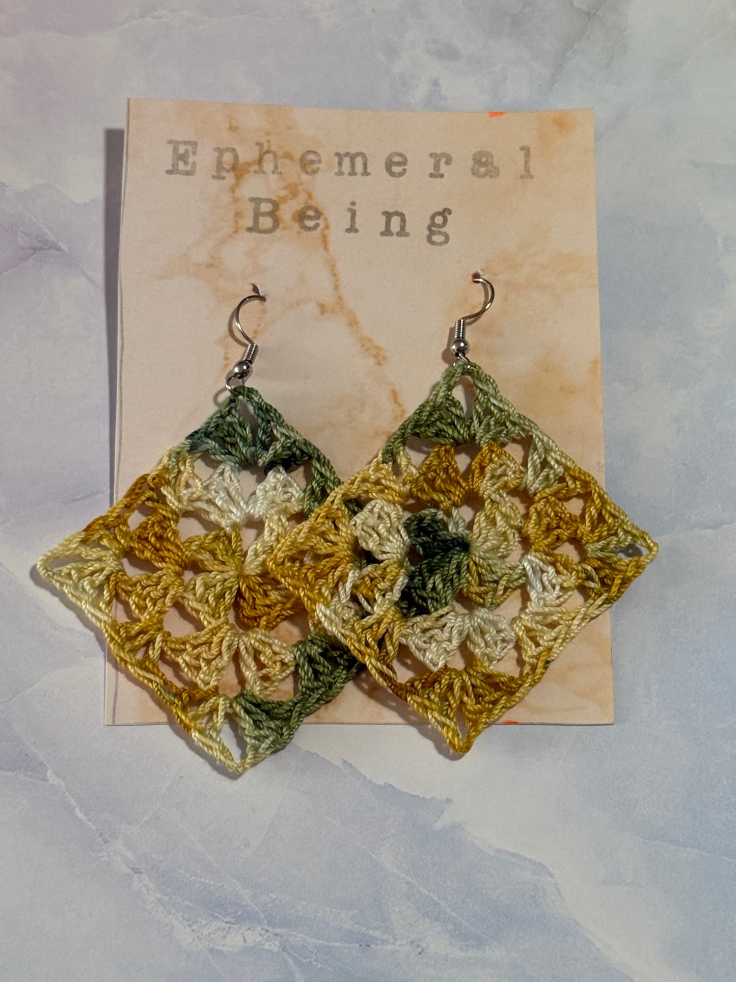 Mini Granny Square Earrings