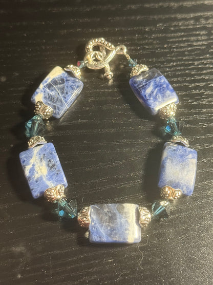 Stone Bracelet and Earrings Set