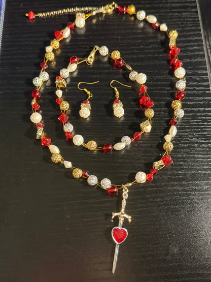The Red Knave Jewelry Set