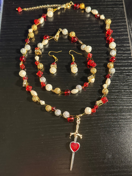The Red Knave Jewelry Set