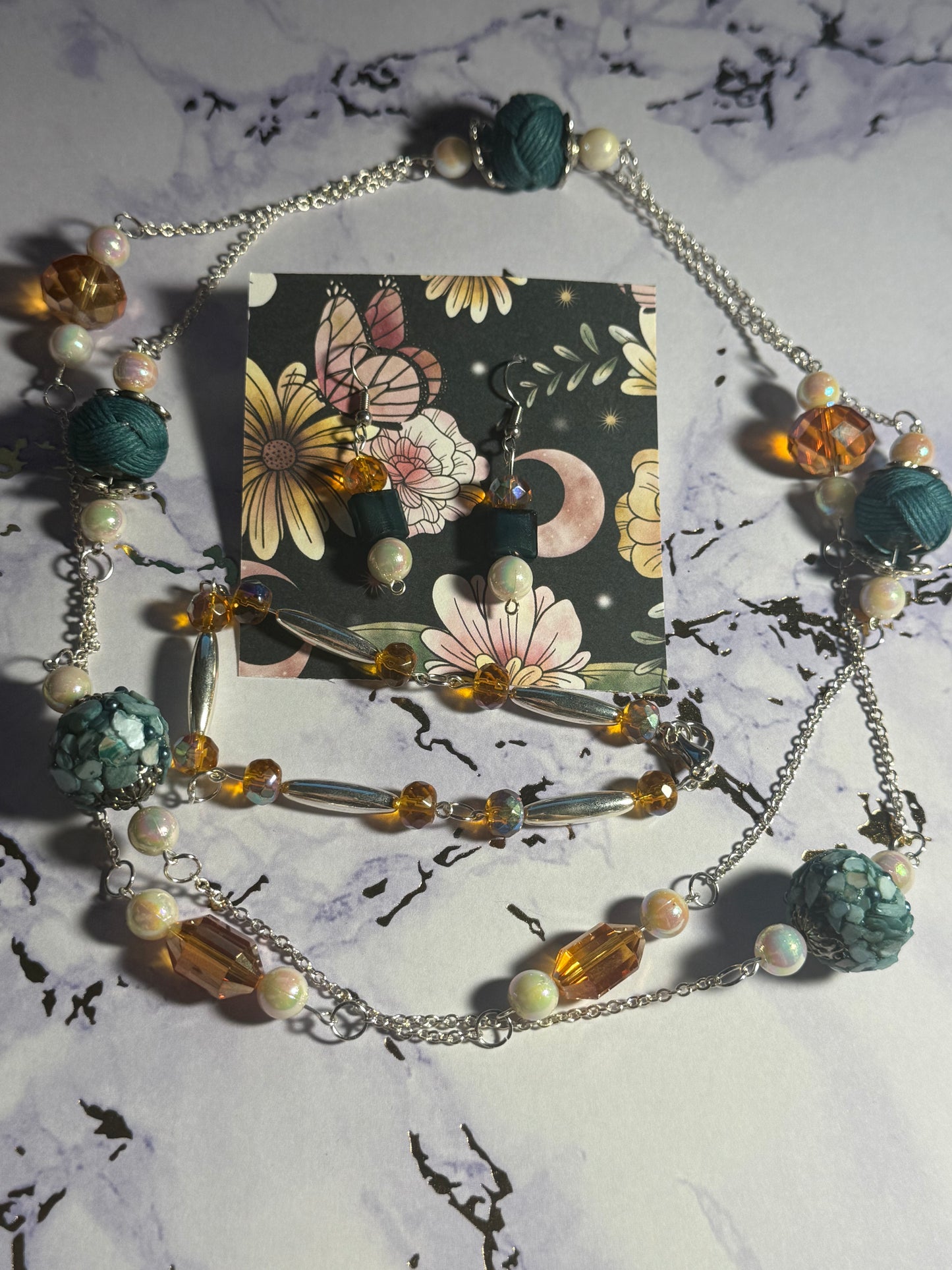 Orange and Teal Classy Set