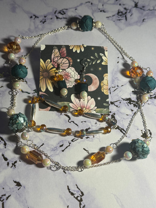 Orange and Teal Classy Set