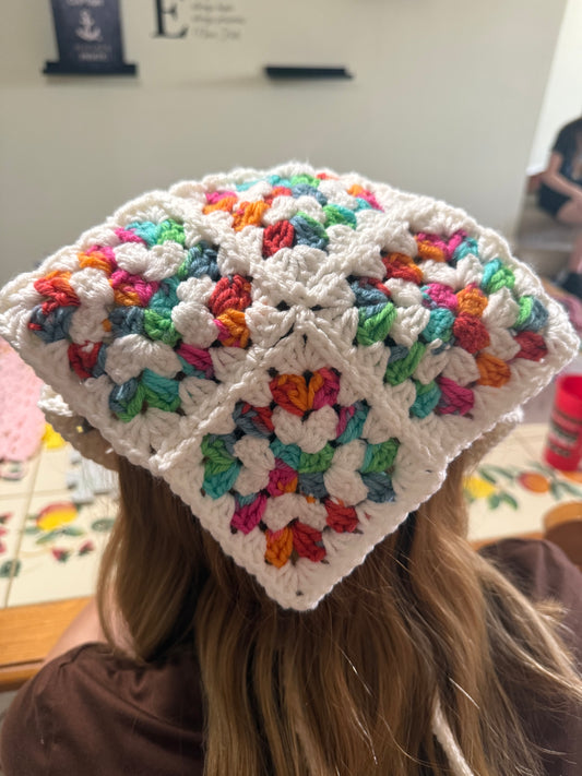 Granny Square Headscarf