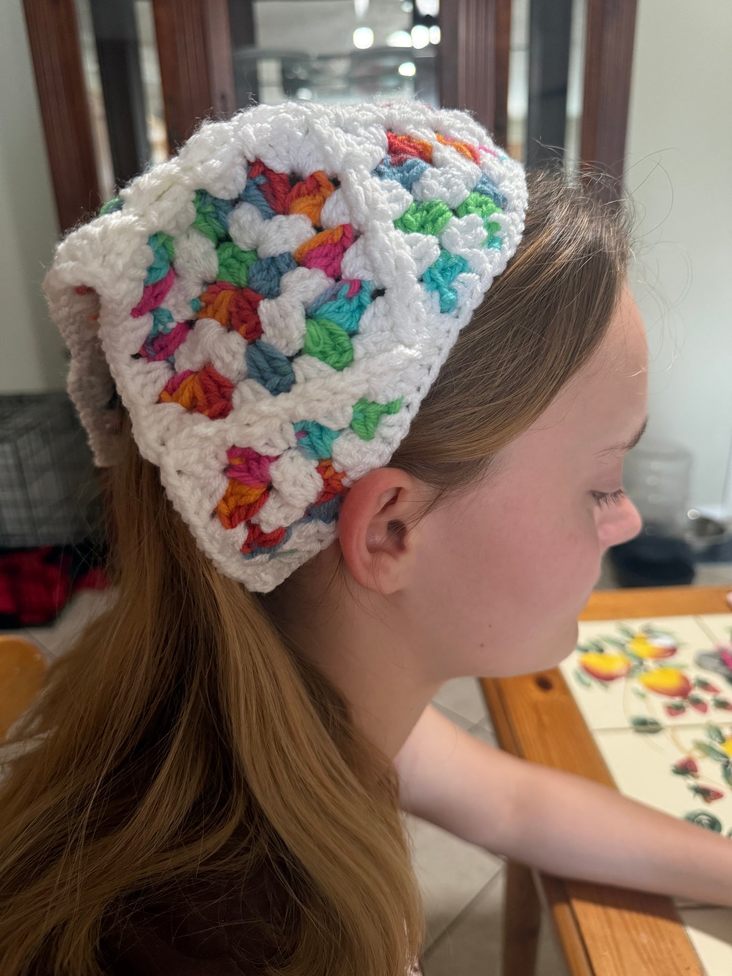 Granny Square Headscarf