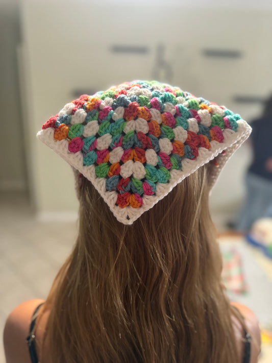Classic Granny Stitch Headscarf